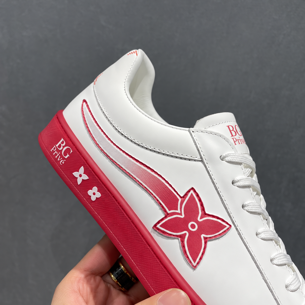 Samothrace Sneakers Luxembourg White/Red