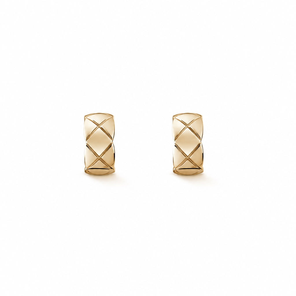 Coco Crush Earrings in 18K Beige Gold J11754