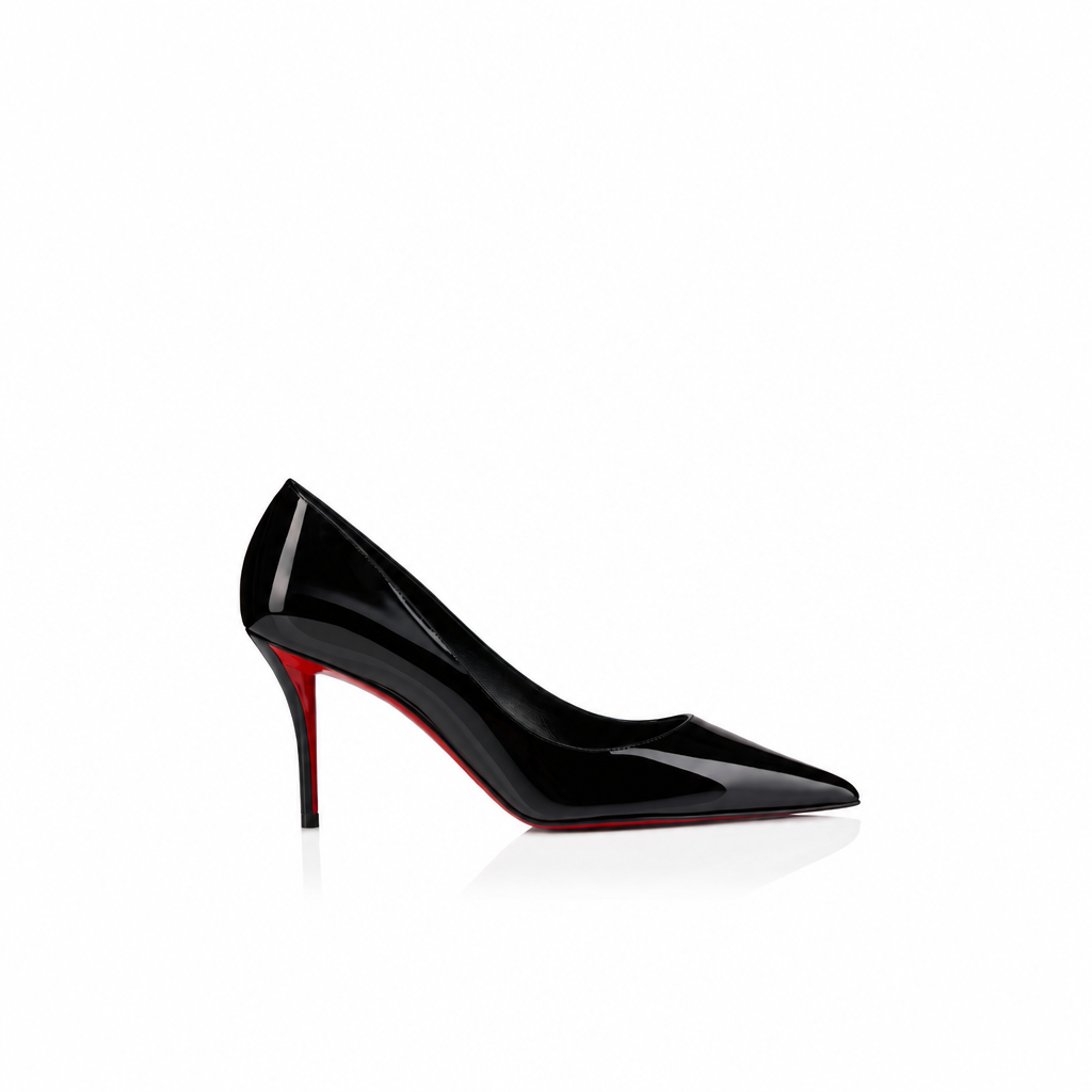 Christian Louboutin Miss Z 80 mm Pumps in Black Patent Calf Leather