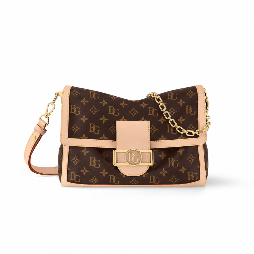 Dauphine Soft GM Bag in Brown Monogram