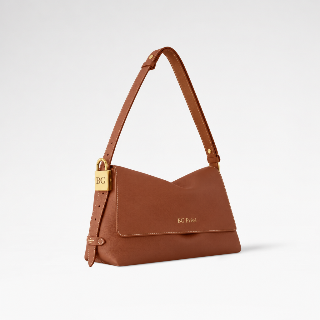 Low Key Messenger in Cognac Brown