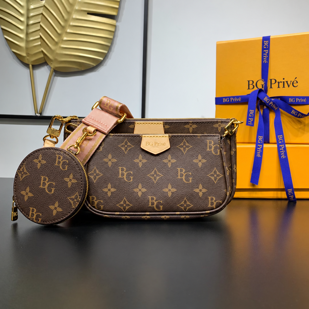 Multi Pochette Accessoires Monogram Crossbody Set