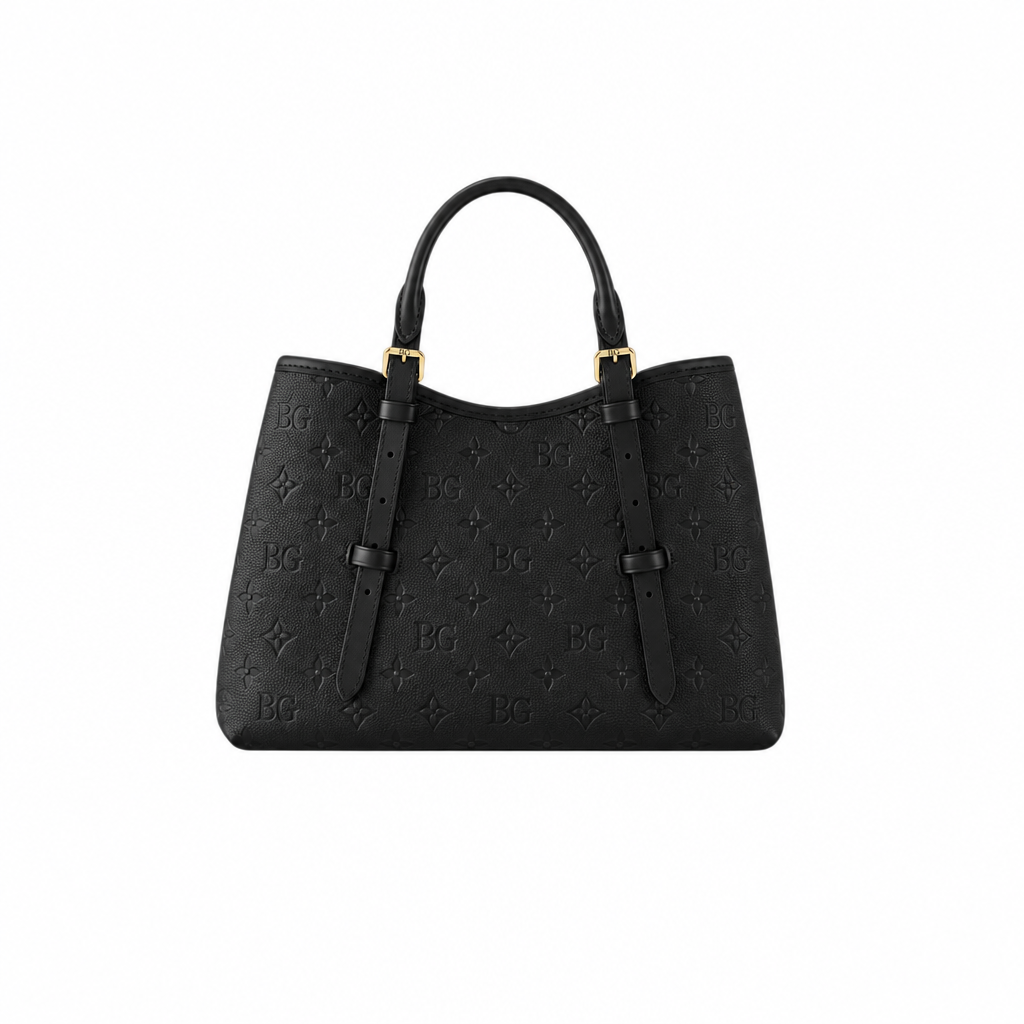 Babylone Tote PM Black Monogram Empreinte Leather