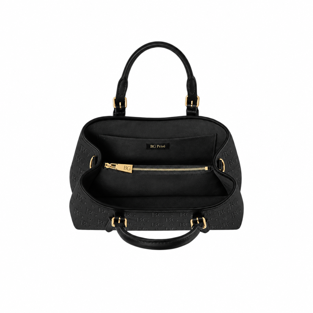 Babylone Tote PM Black Monogram Empreinte Leather