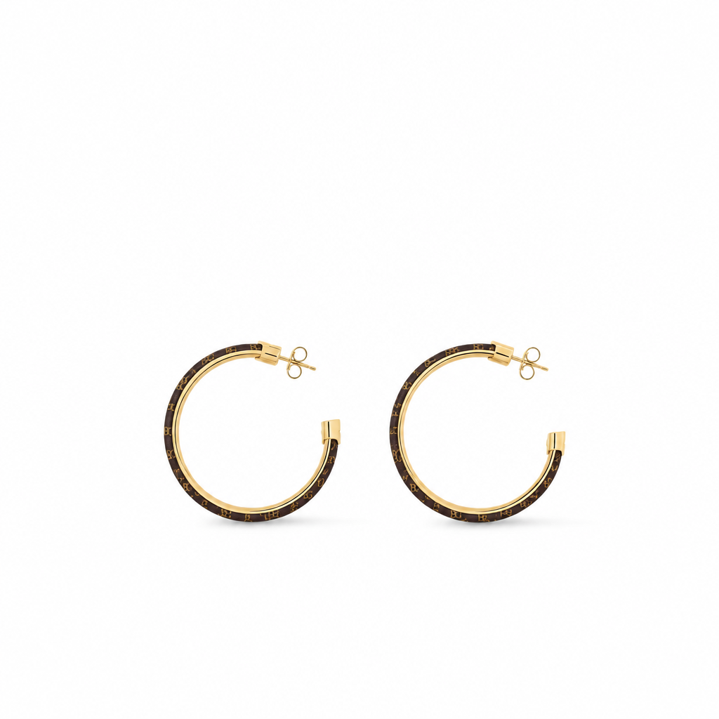 Wild V Hoop Earrings M64684