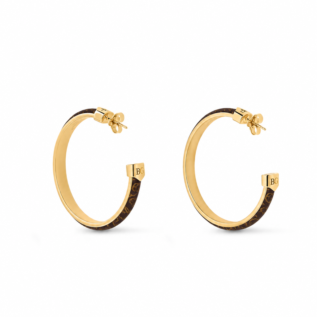 Wild V Hoop Earrings M64684