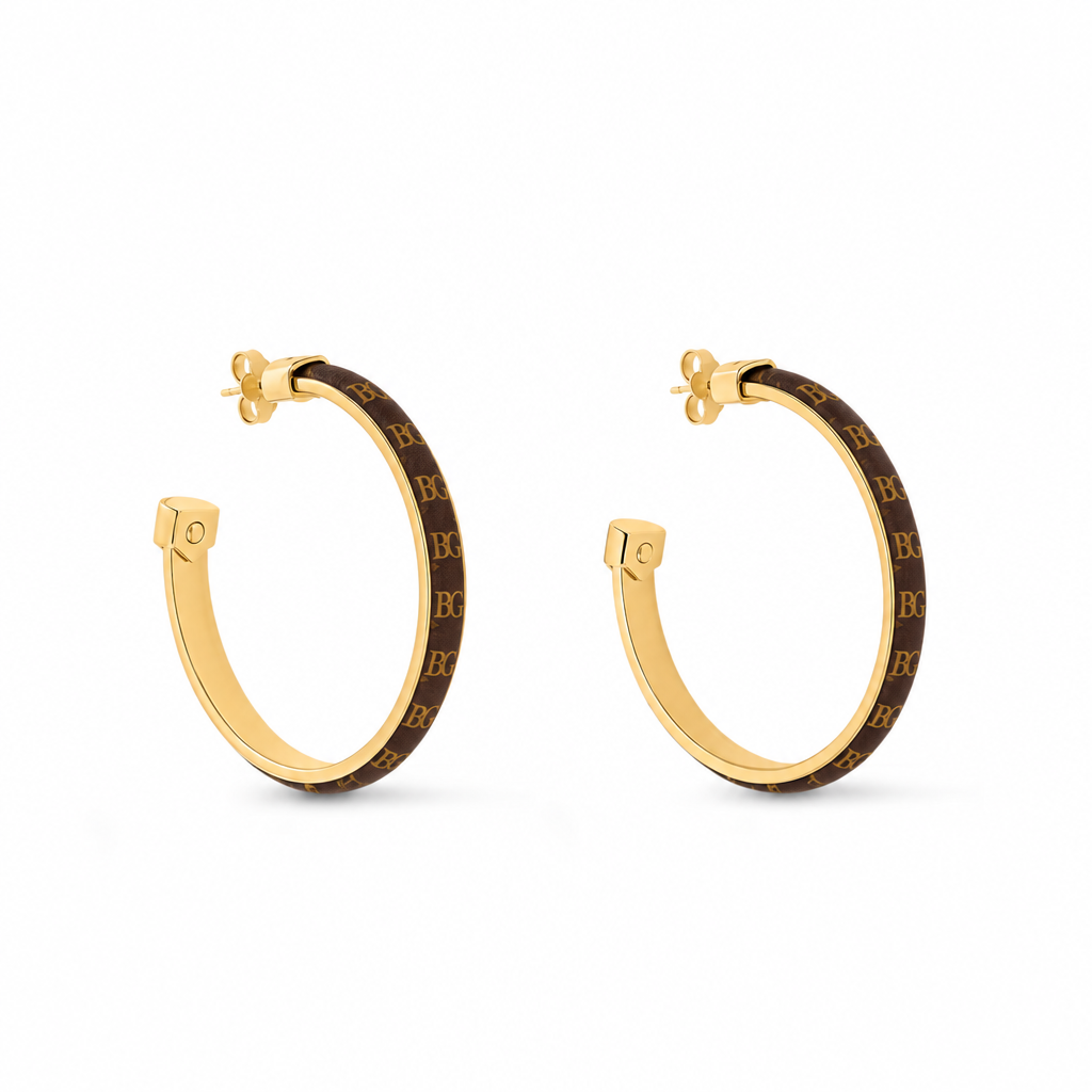 Wild V Hoop Earrings M64684