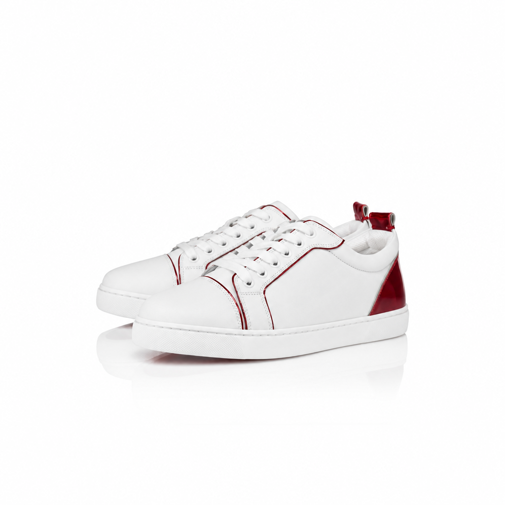 Christian Louboutin Fun Louis Junior Sneakers - White Leather