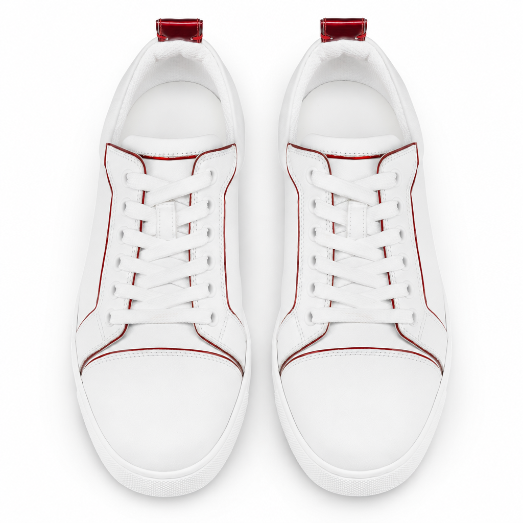 Christian Louboutin Fun Louis Junior Sneakers - White Leather