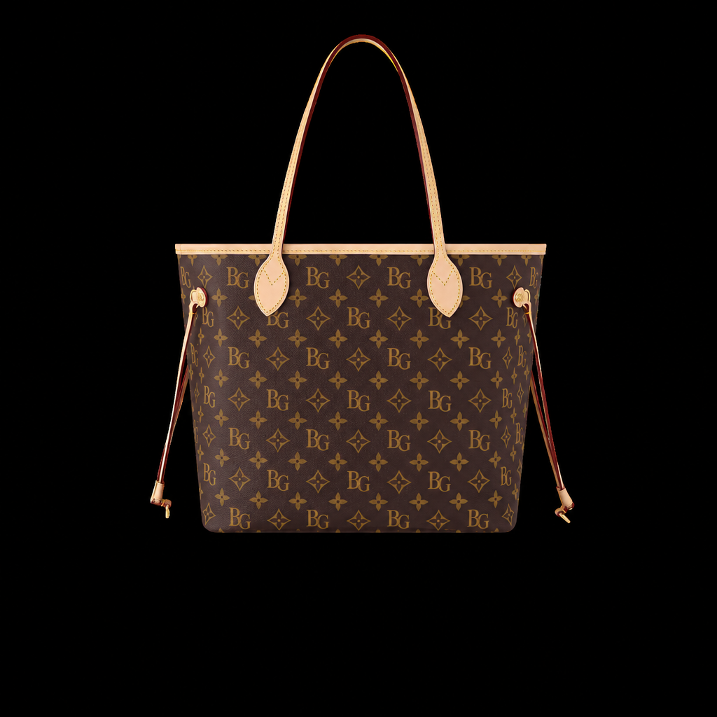 Neverfull MM Monogram Tote with Cherry Interior