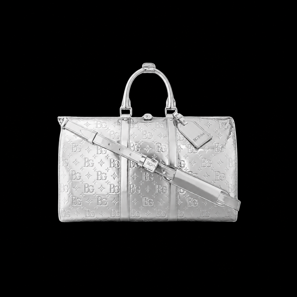 Keepall Bandoulière 45 Silver Monogram Mirror