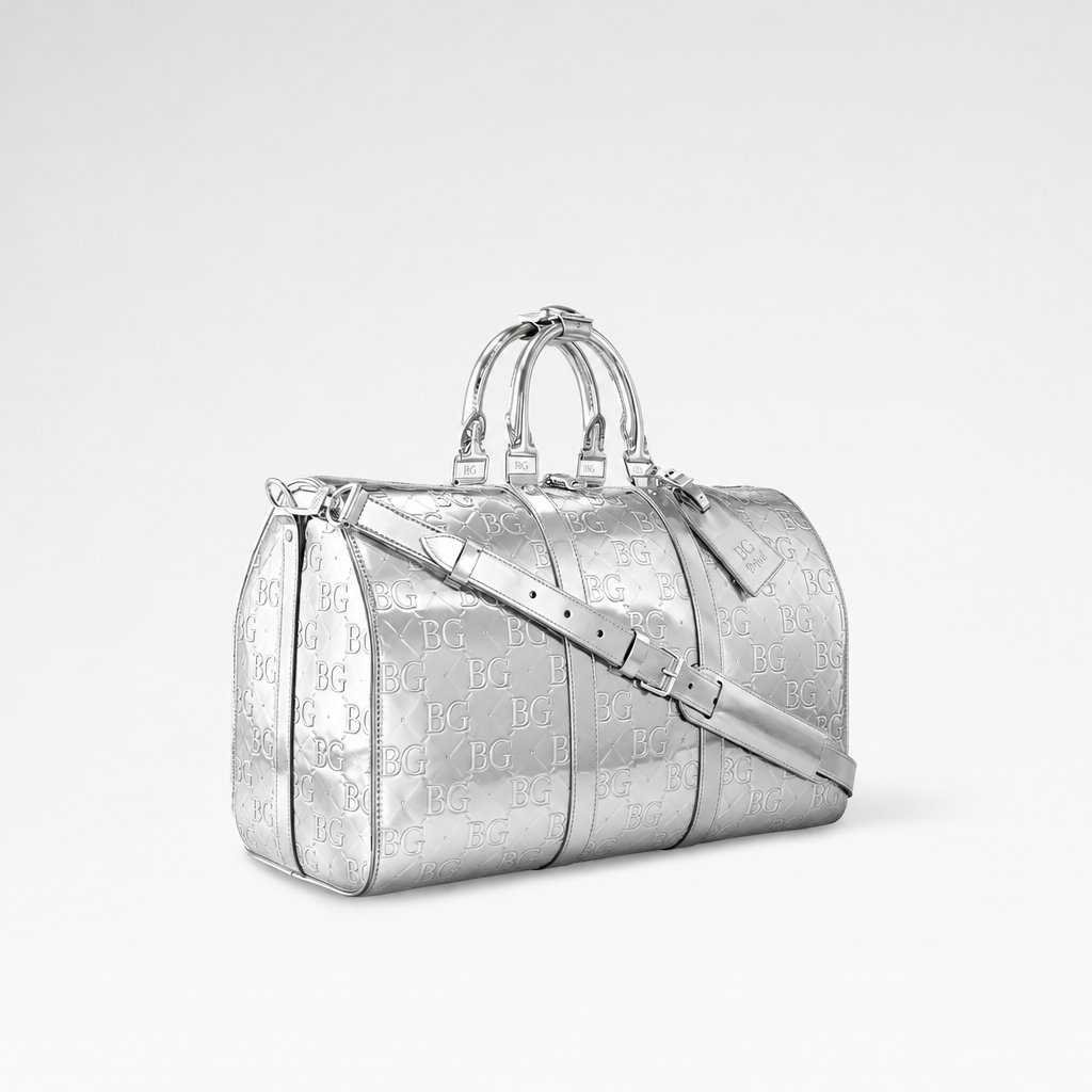 Keepall Bandoulière 45 Silver Monogram Mirror
