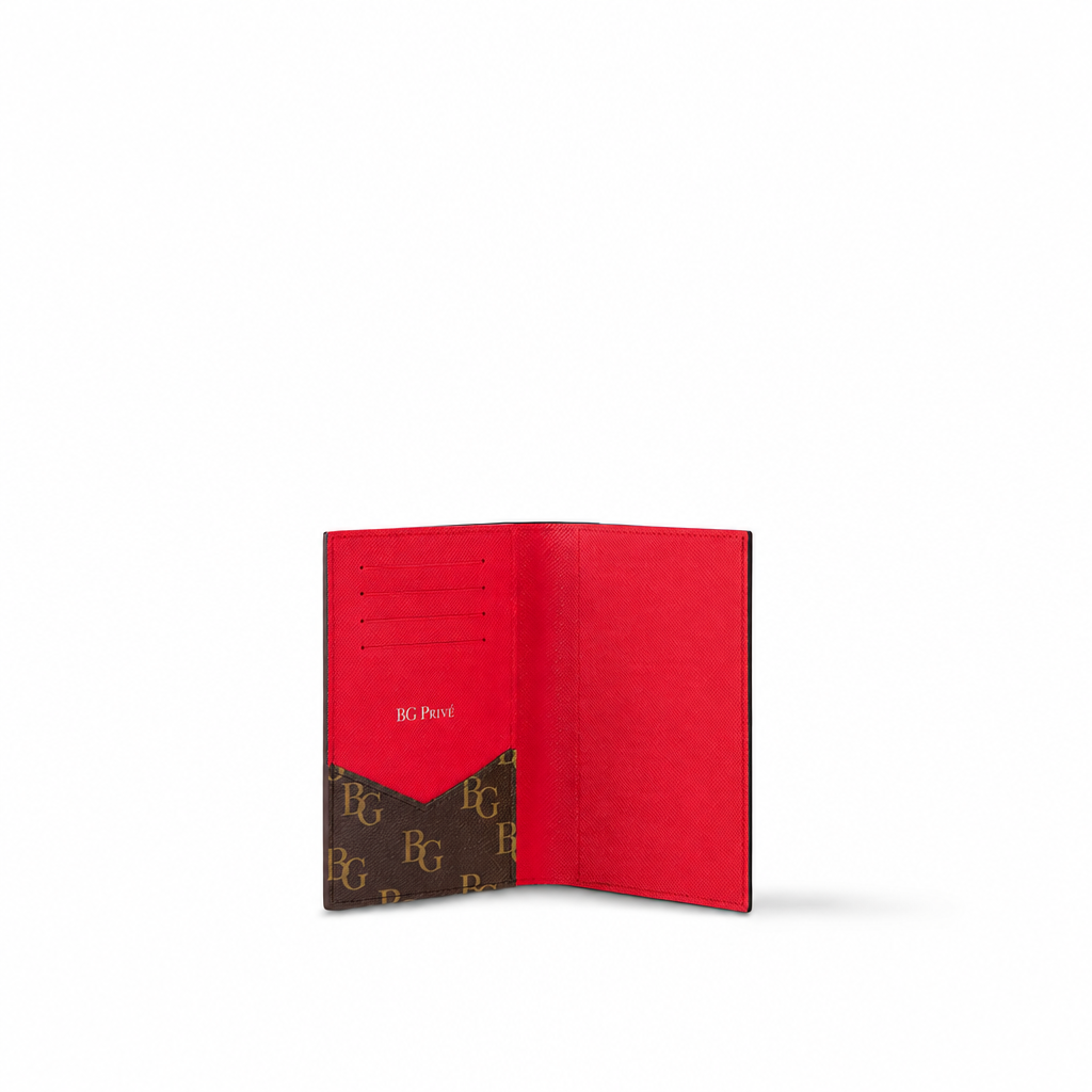 Passport Cover in Monogram Macassar Canvas M12824