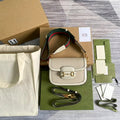 Horsebit Mini Bag - White